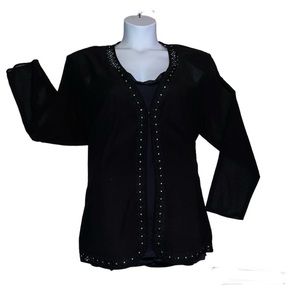 Montee Collection sheer blazer. Women’s size 24W